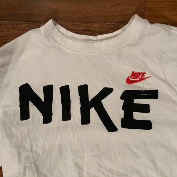 Vintage Hype The Nike Tee Swoosh Spell Out Printed Tee T-shirt - Picture 3 of 4